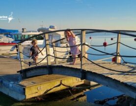 Orjakun laituri käyntisillalla